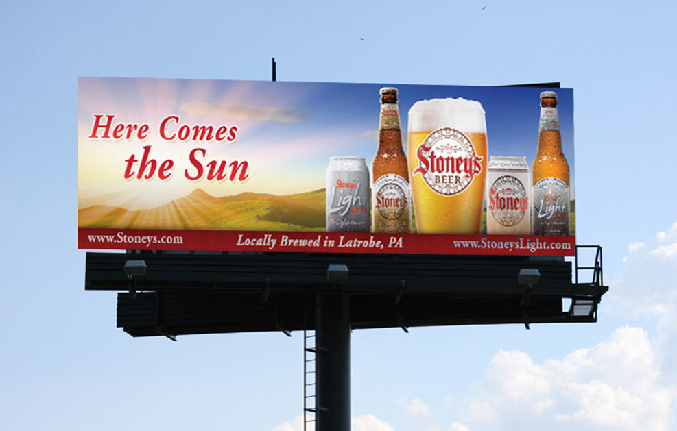 Stoney’s Beer billboard